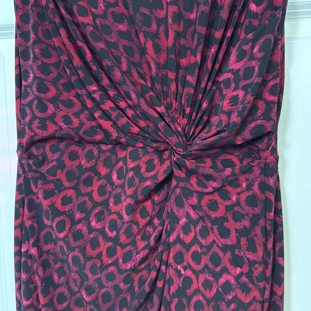 Lauren Ralph Lauren Black & Deep Red Dress - Picture 3 of 4